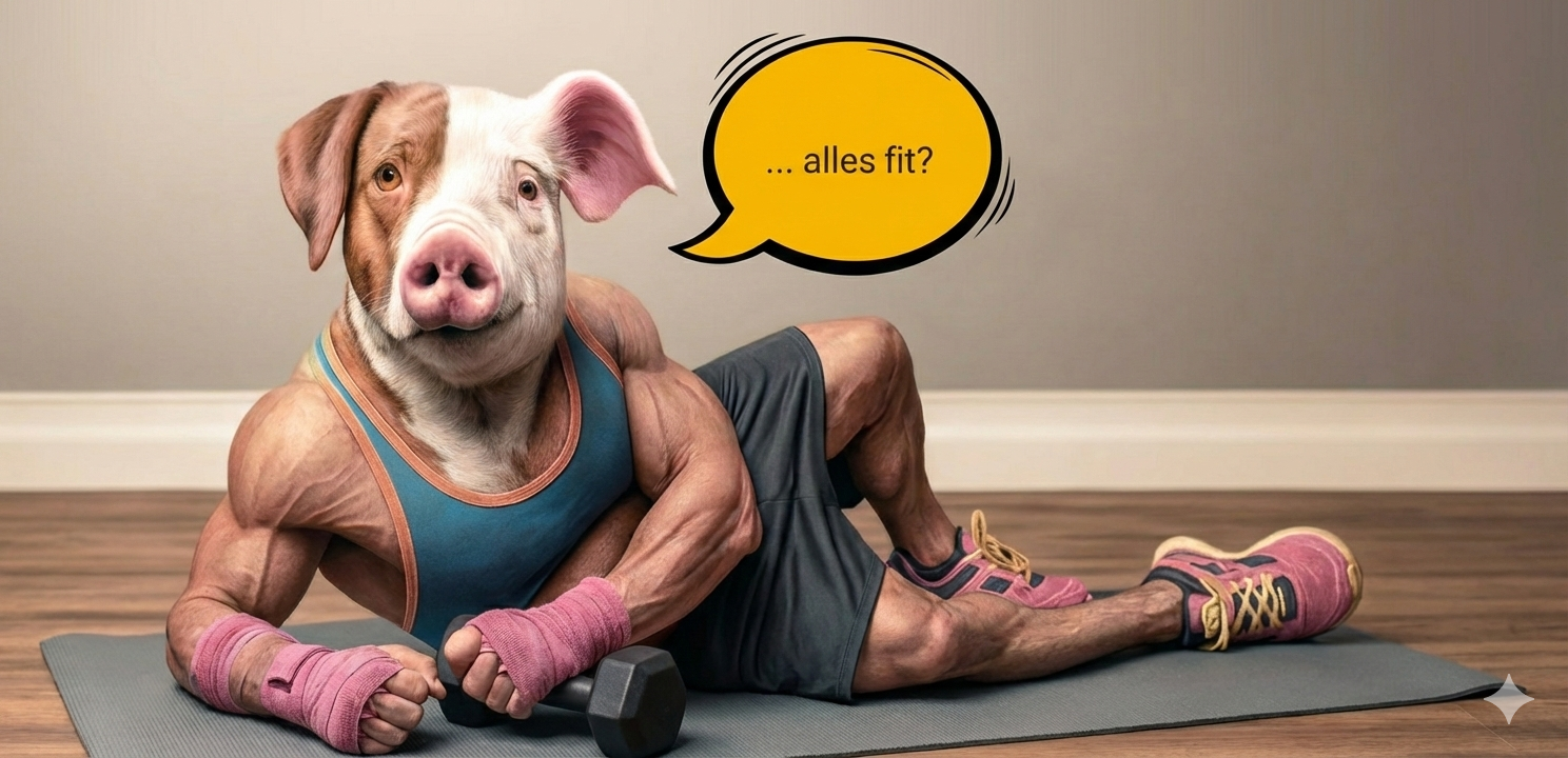 Der innere Schweinehund fragt: ... alles fit?